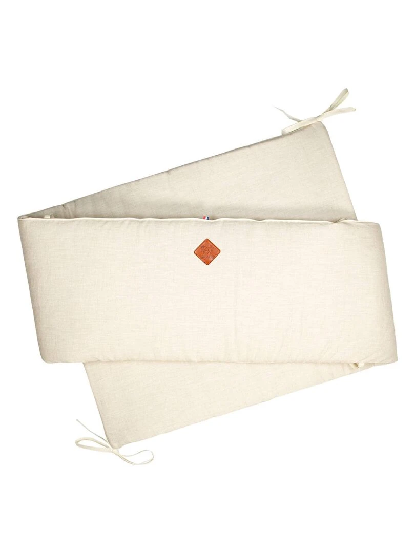 Tour de lit universel en Lin Beige