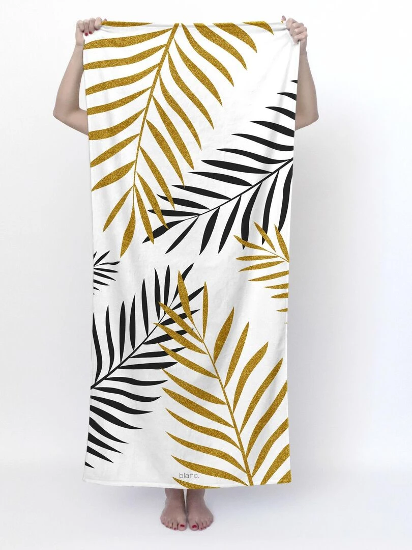 Serviette Foliage "Happyfriday" Blanc