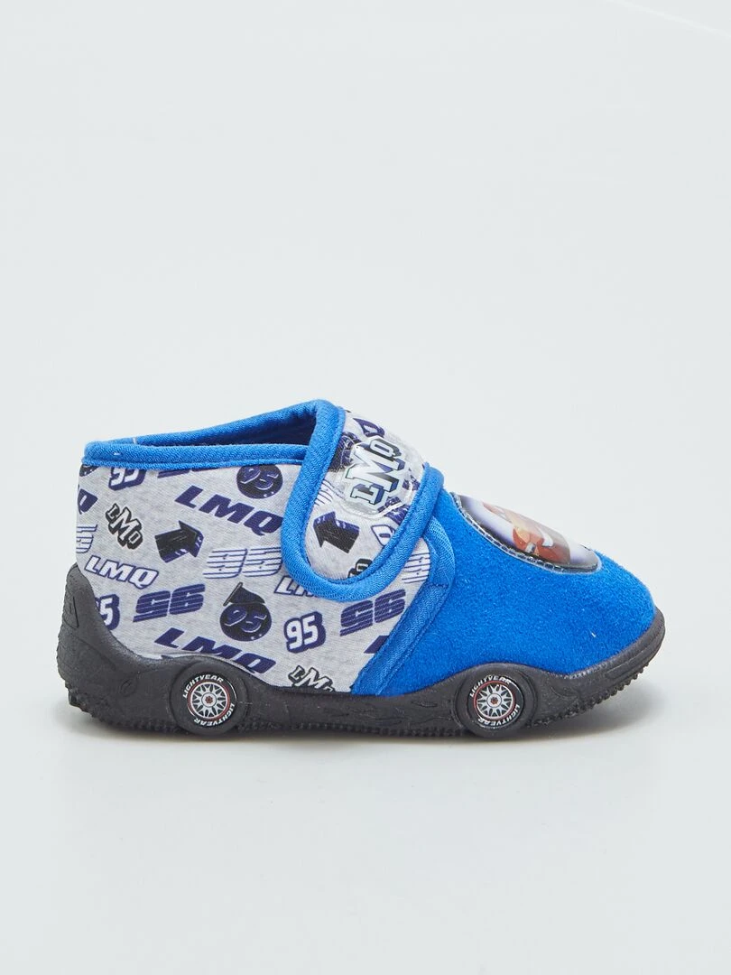 Chaussons à scratch 'Cars' bleu
