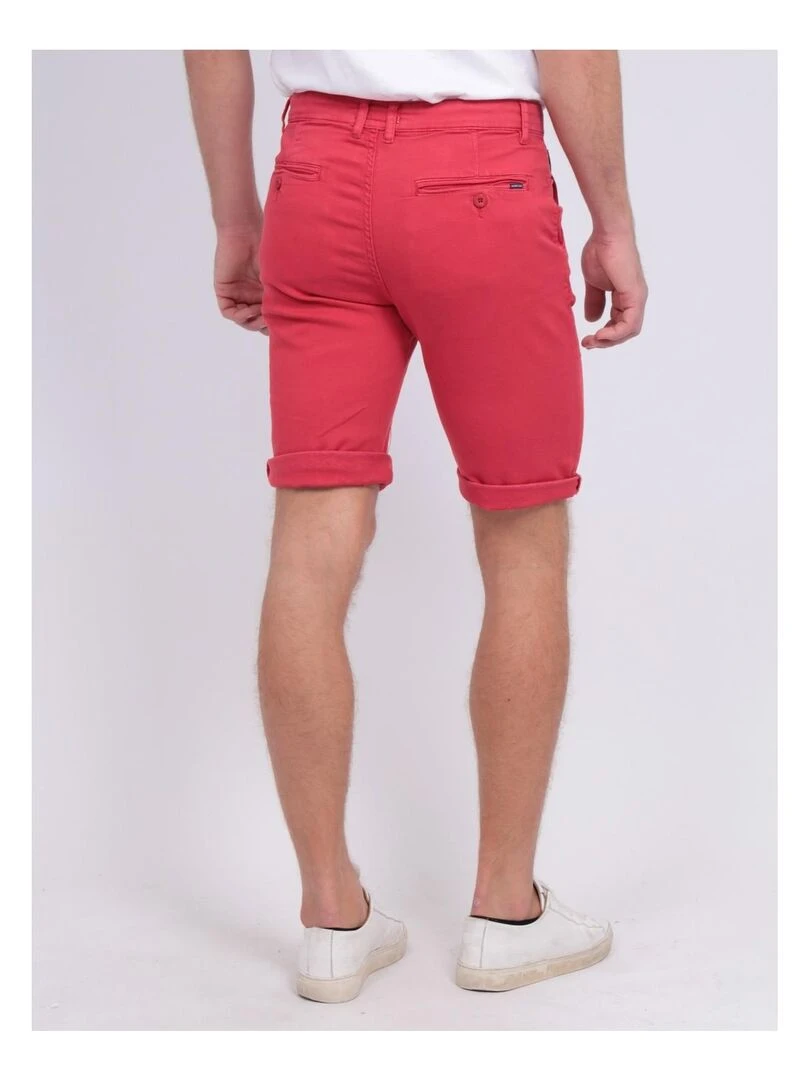 Bermuda chino BAVOLTA   Rouge