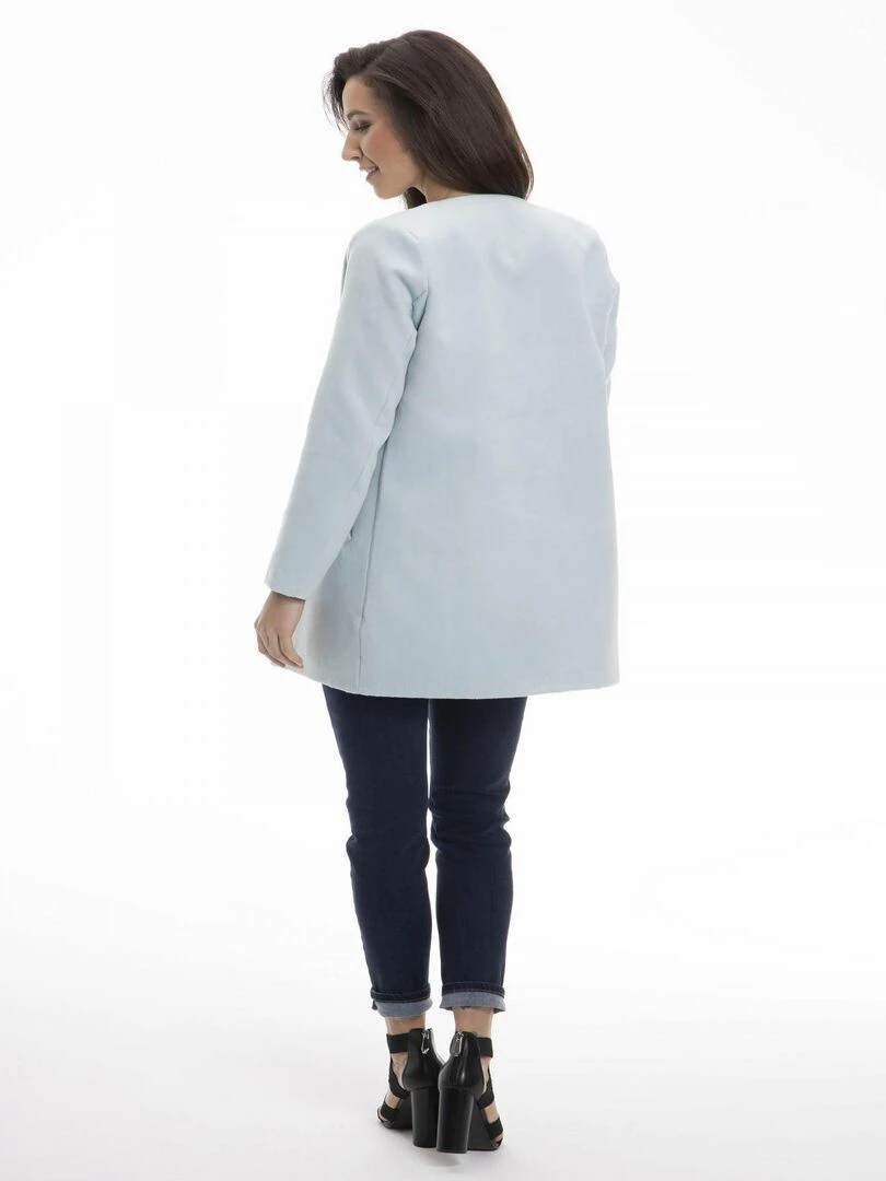 Manteau rond ELIE   Gérard Pasquier   Vert d'eau