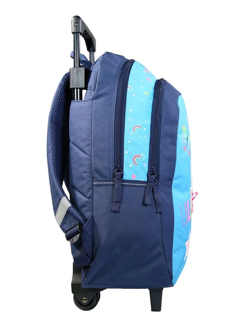 BAGTROTTER Sac à dos à roulettes Lili Lou Bleu   Bleu