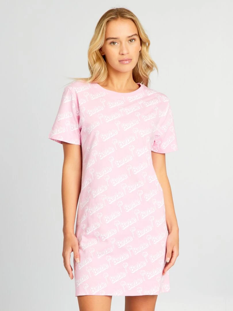 Chemise de nuit 'Barbie' Rose