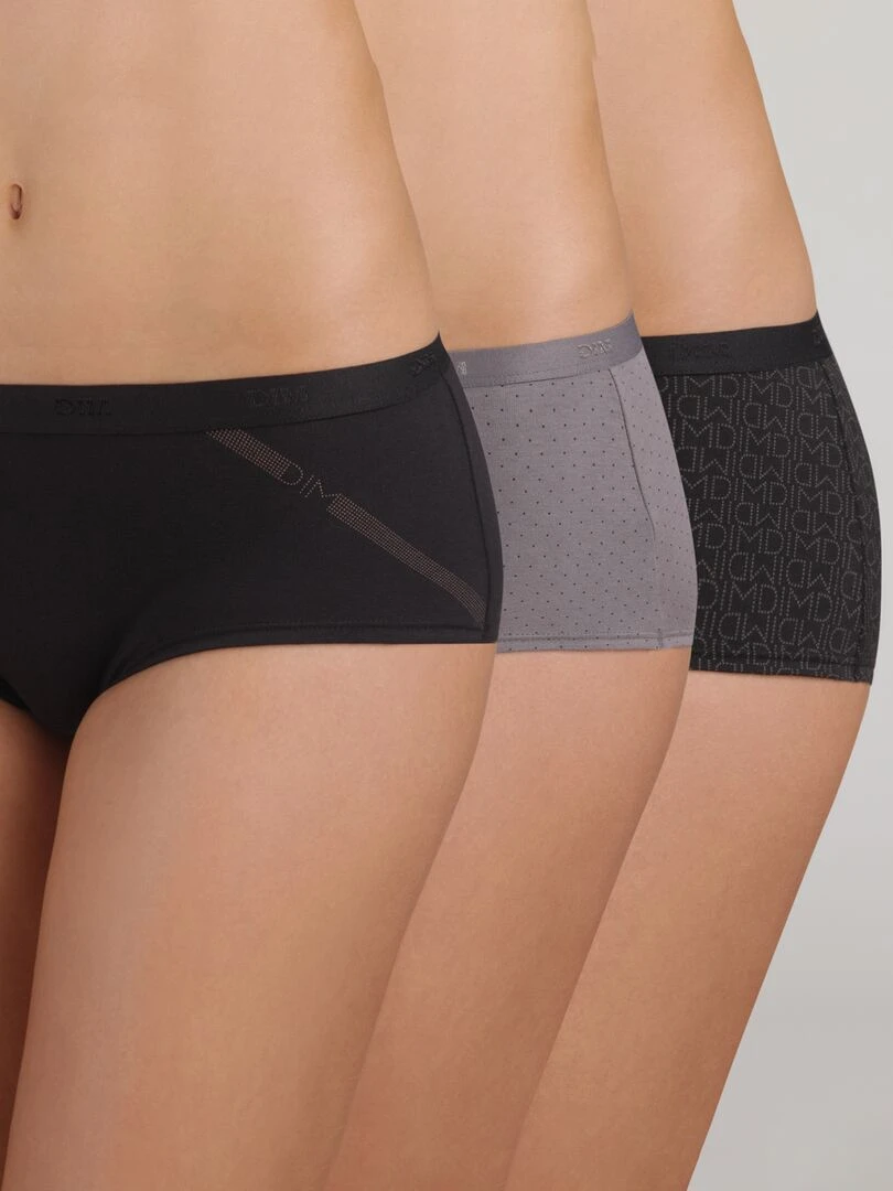 Lot de 3 shorties Les Pockets de 'DIM' logo