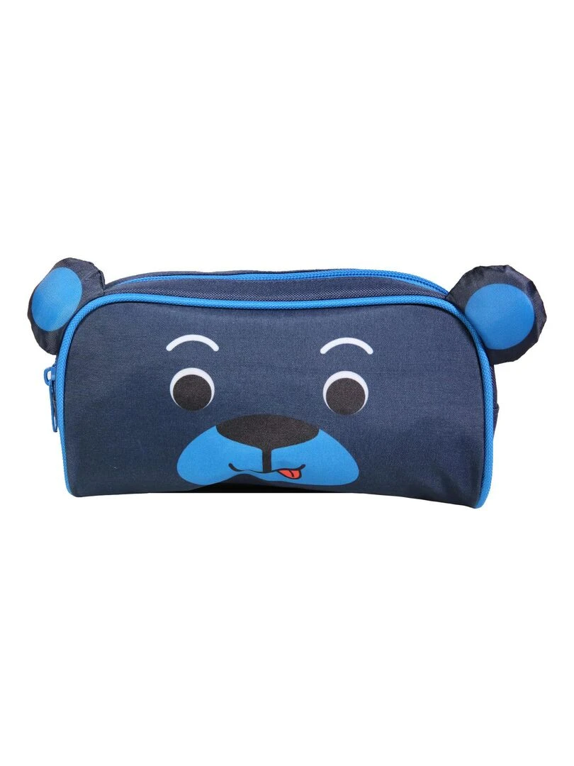 BAGTROTTER Trousse scolaire rectangulaire Kids Bleue Ourson Bleu