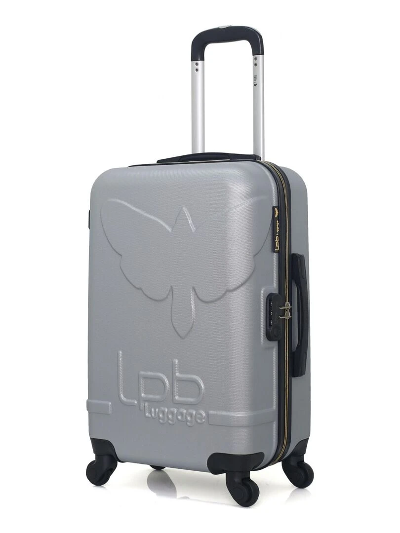 LPB LUGGAGE VALISE WEEKEND ABS NORINE A 4 ROUES 60 CM Gris