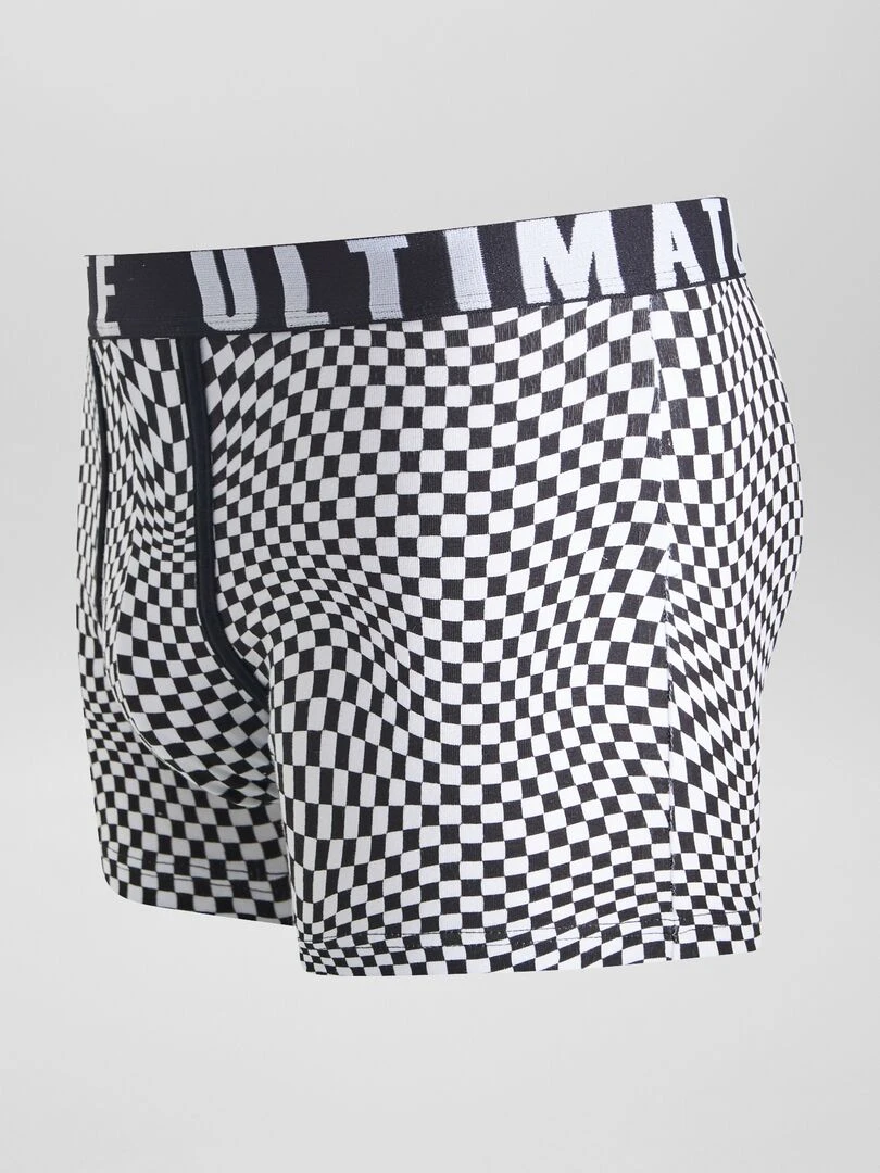 Lot de 3 boxers fantaisie   Noir/violet