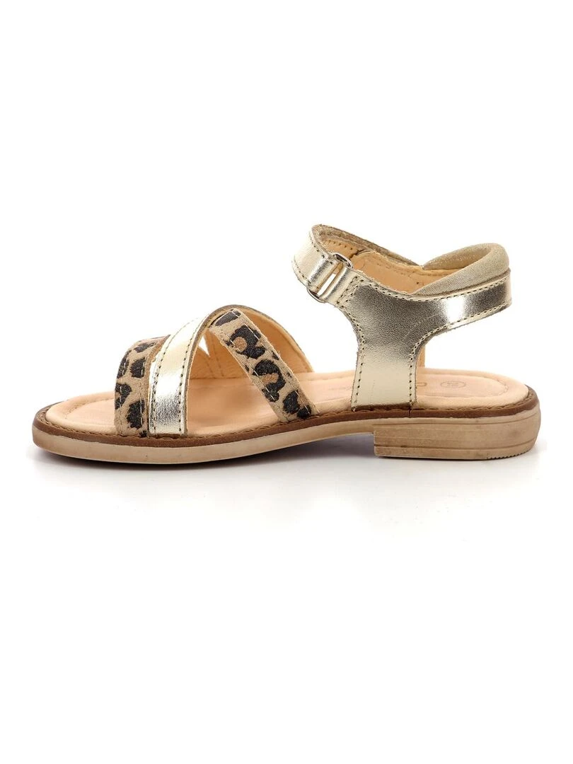 Sandales Cuir Tessia   Doré/or