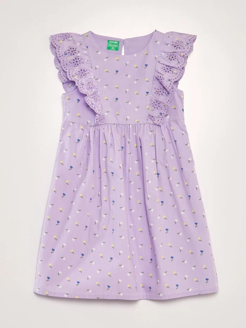 Robe à volants Violet