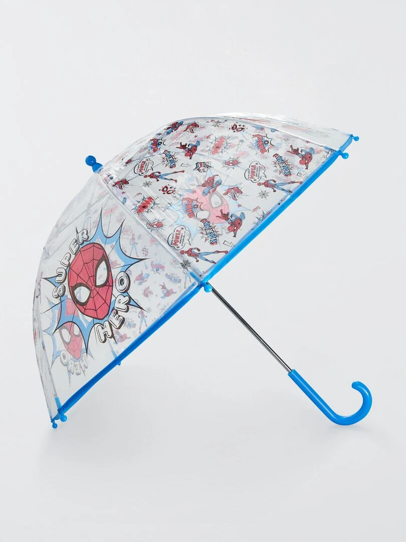 Parapluie transparent 'Spider Man' Rouge/Bleu