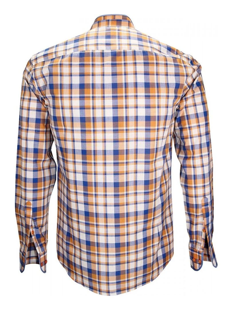 Chemise col mao WINCH Orange