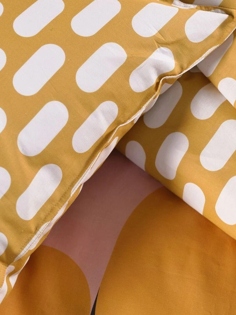 Parure de lit imprimé 'SUNSHINE EVA' 'TODAY'   Jaune