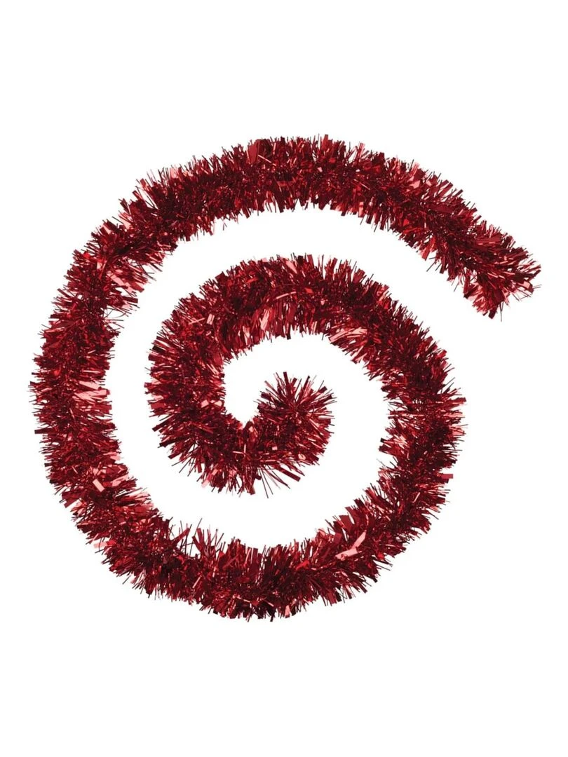 Guirlande de Noel 6 plis Mixte Rouge