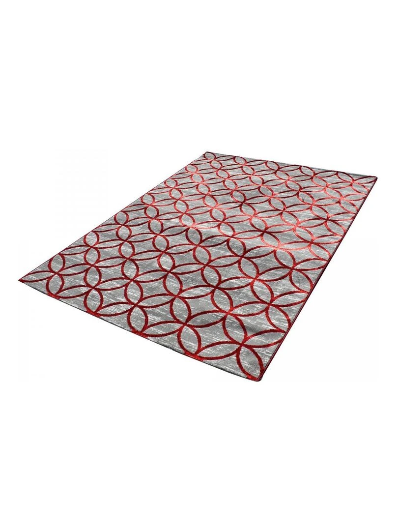 Tapis salon MILOS   Rouge