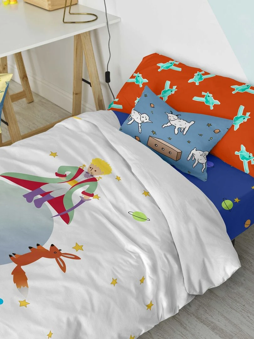 Parure housse de couette 2 pièces Le petit prince "Happyfriday"   Rouge