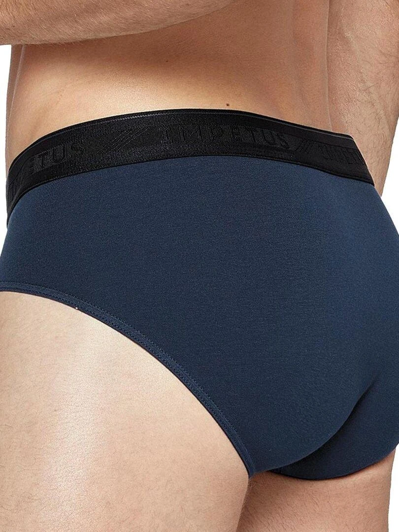 Pack 2 slips uni et imprimé en coton Azurite   Vert