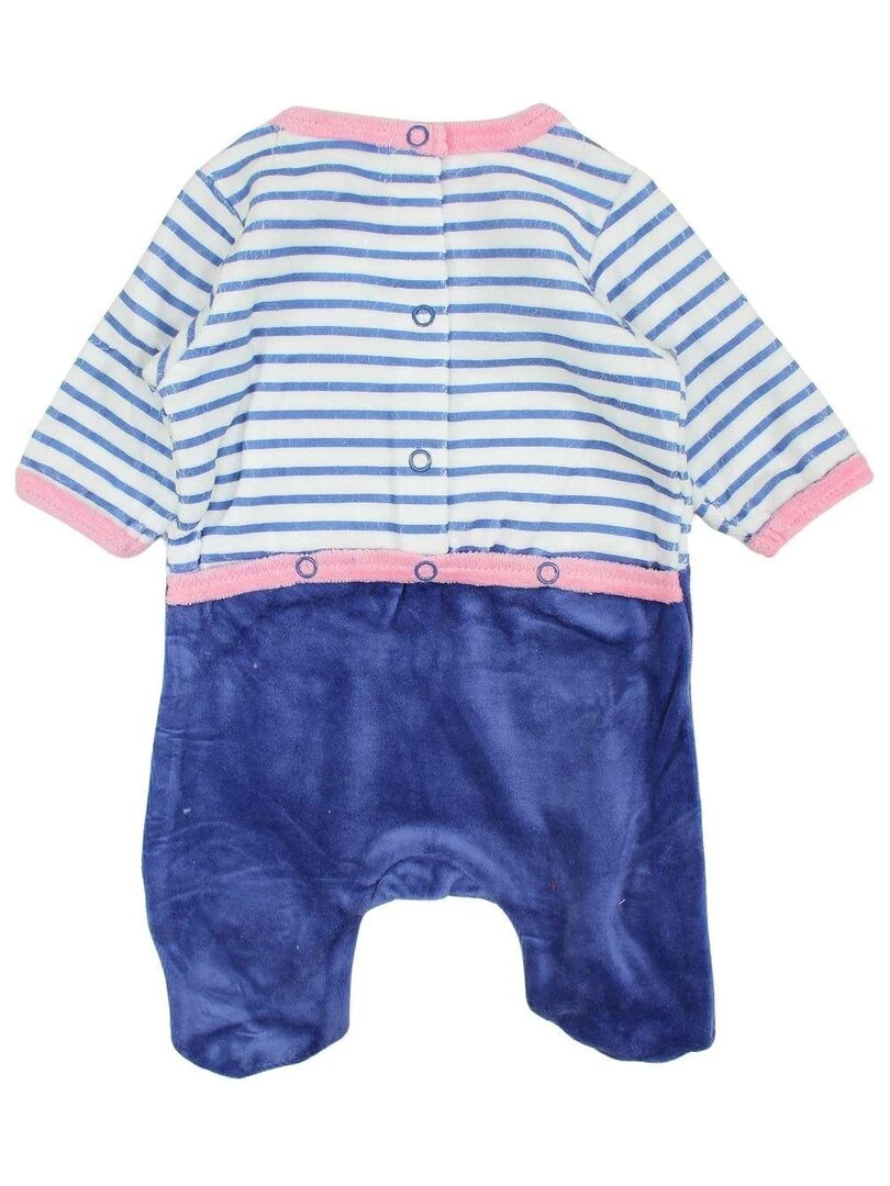 Lee Cooper Grenouillere bébé fille imprimé Lee Cooper en coton Bleu