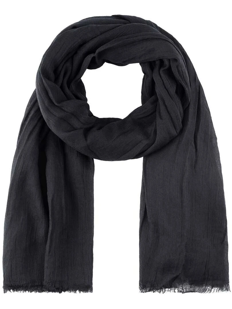 Chèche Froissé Touch Noir