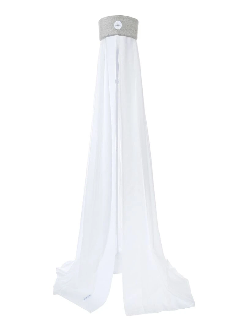 Ciel de lit bébé en coton gris 160 x 240 cm   Gris