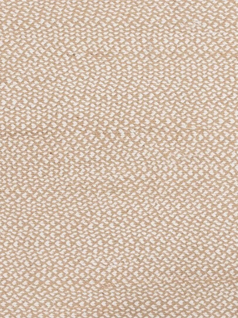 Tapis de couloir Floral Collection 80x200 cm jute coton   Beige