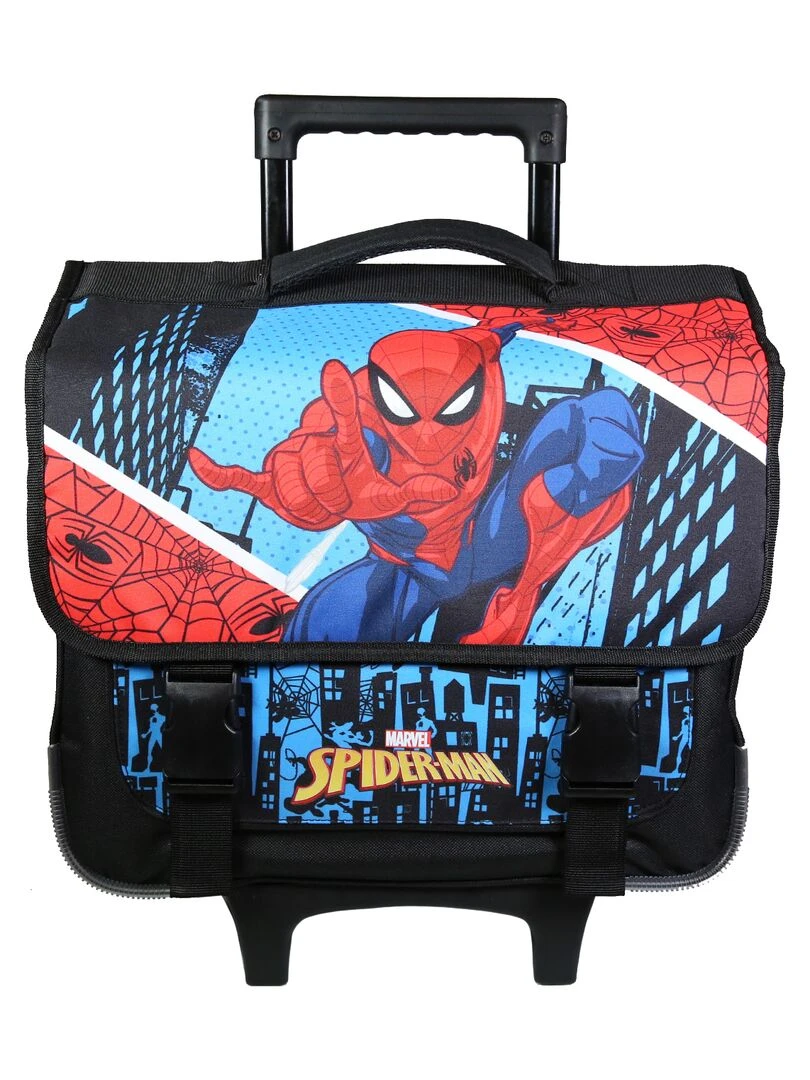 BAGTROTTER Cartable à roulettes 38 cm Spider Man Bleu Bleu