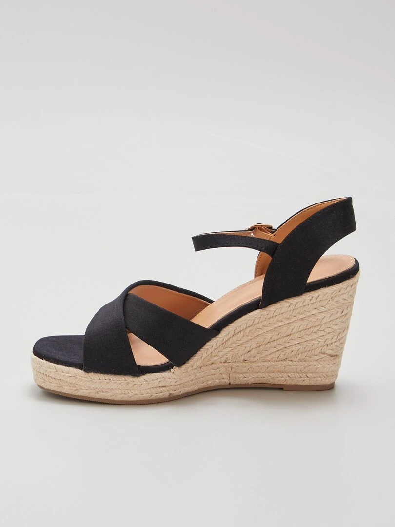 Sandales à talon   Noir
