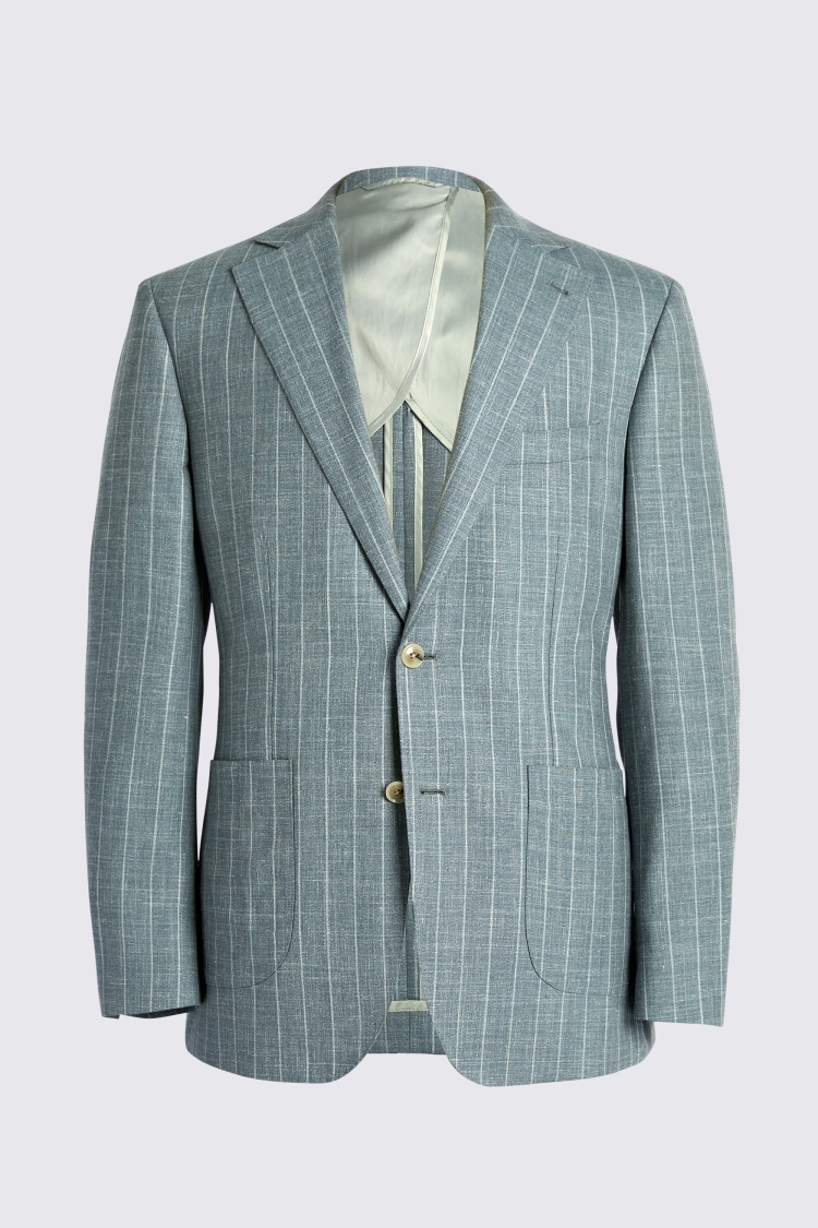 Italian Tailored Fit Green Half Lined Jacket    Buy Online at Moss