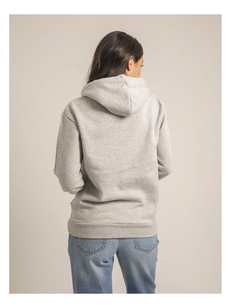 Sweatshirt capuche YZIA Gris