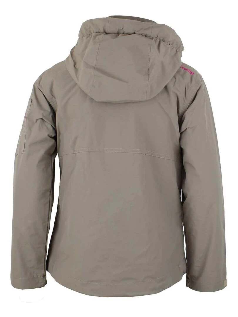 Parka de ski fille GALANI PEAK MOUNTAIN Gris taupe