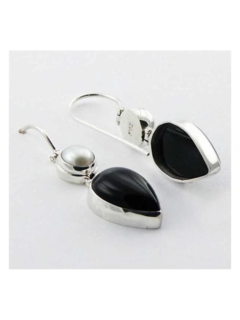 Boucles d'oreilles goutte Bijoucolor Argent