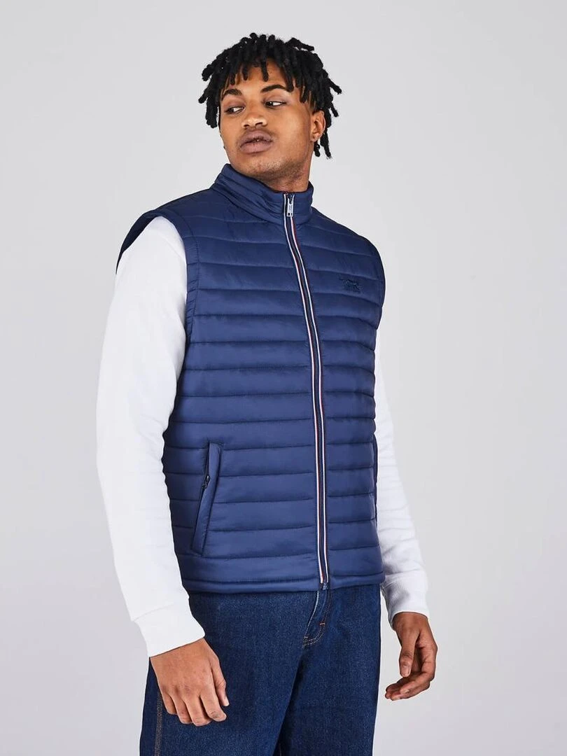 DOUDOUNE SANS MANCHE HARTY Airness Bleu marine