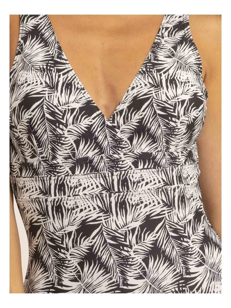 Maillot 1 pièce motifs GERDI   Noir