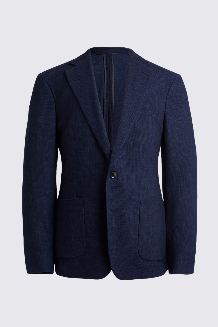 Tailored Fit Navy Hoxton Jacket     Buy Online at Moss