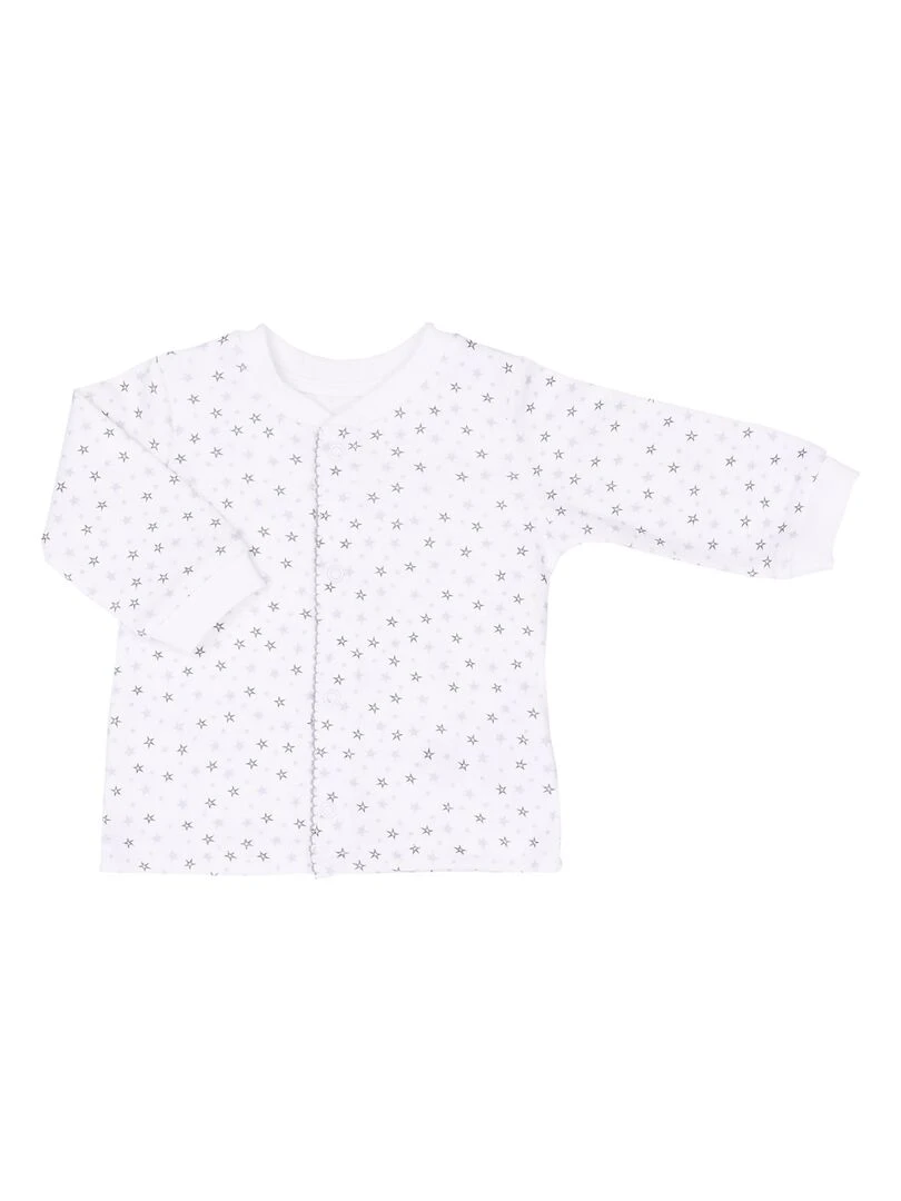 Pyjama bébé 2 pièces ÉTOILES Gris