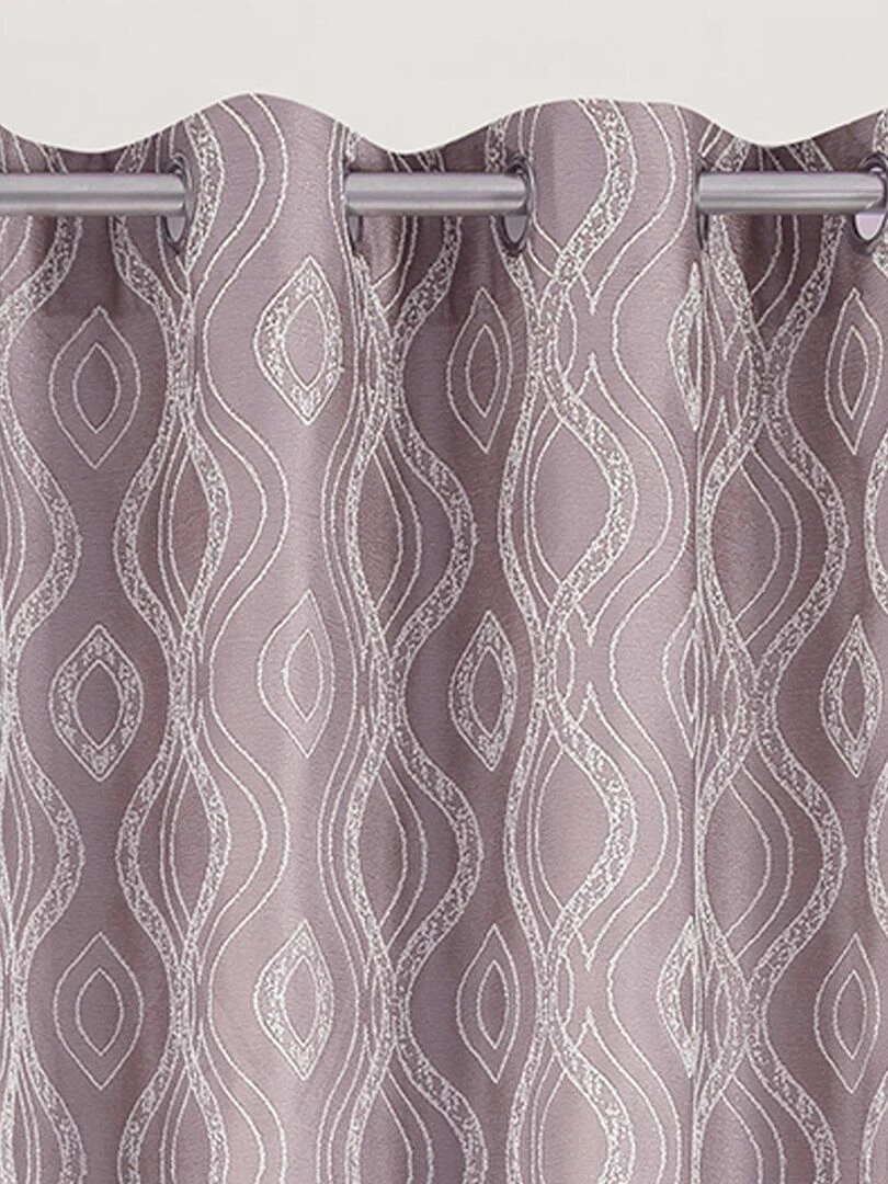 Paire de rideaux obscurcissant à motifs Rose clair