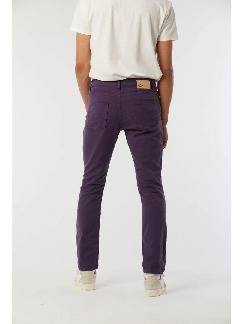 Lee Cooper   Pantalon coton straight LC126ZP 9803   Violet