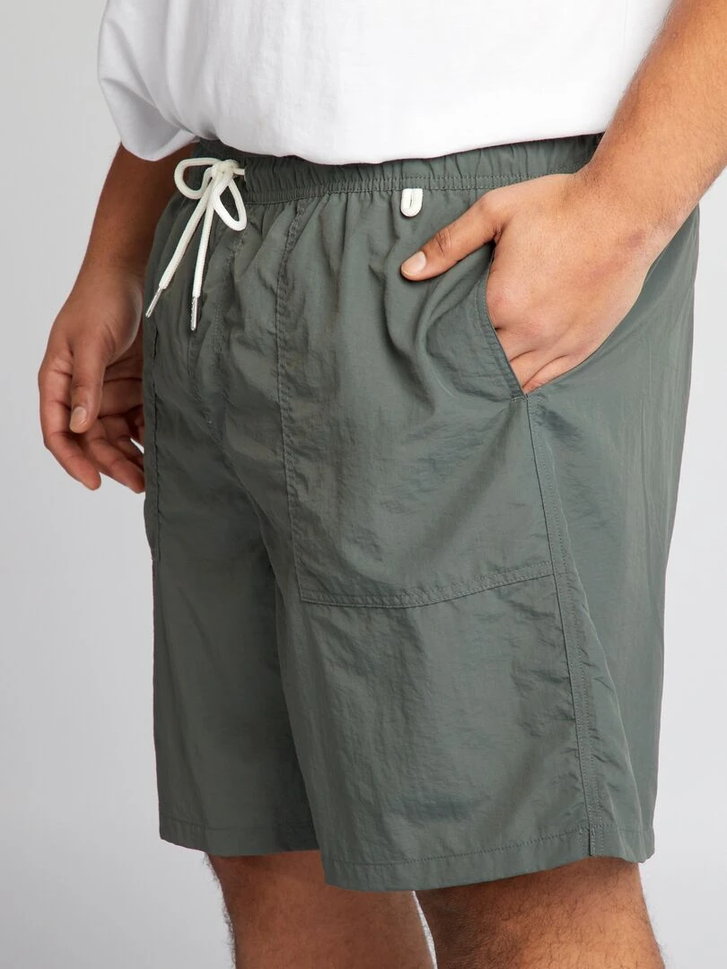 Short de bain   Kaki