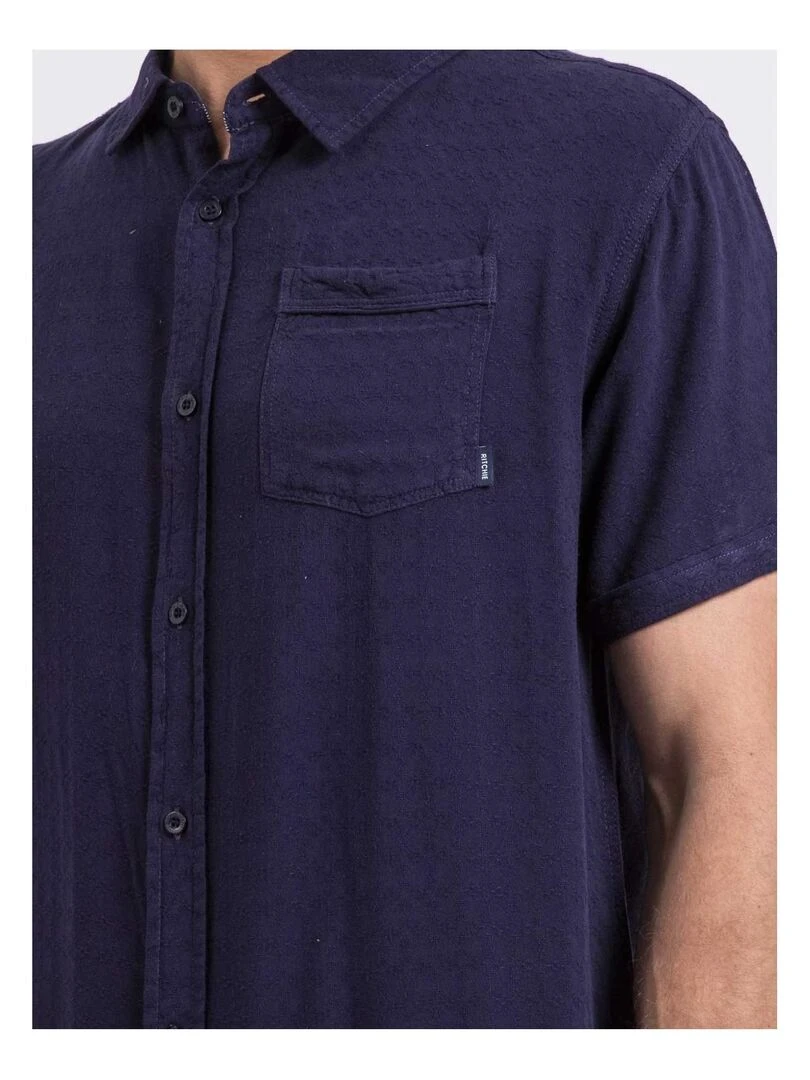 Chemise manches courtes DOLIMIX   Bleu marine