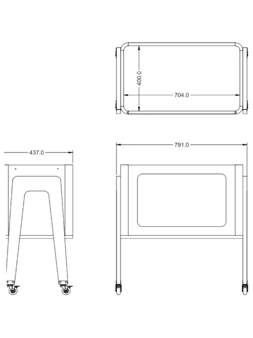 Berceau modulable Andréa   AKITEN RETAIL   Blanc