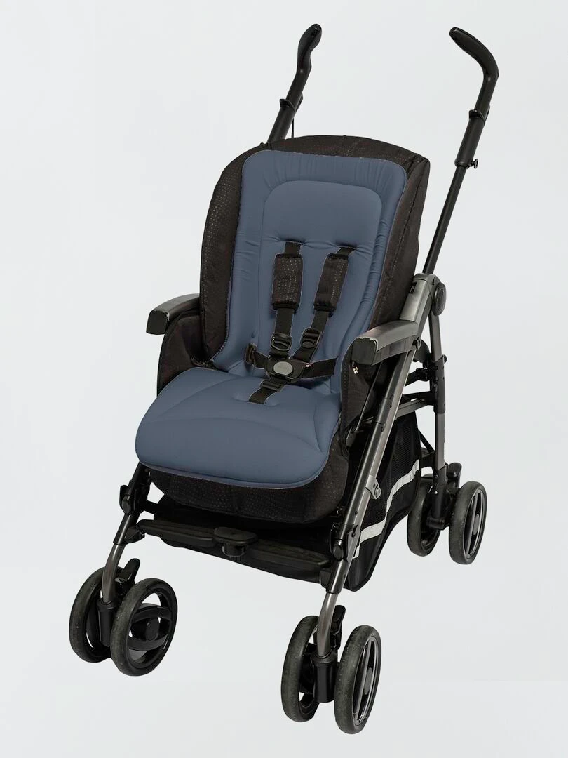 Housse mémoire de forme pour poussette Gris