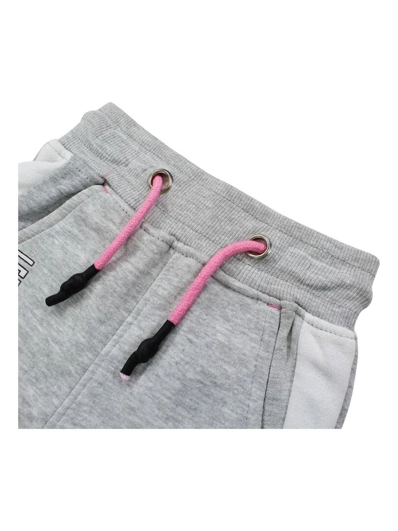 Lee Cooper   Ensemble ​​Sweat pantalon bébé fille Imprimé Logo   Gris