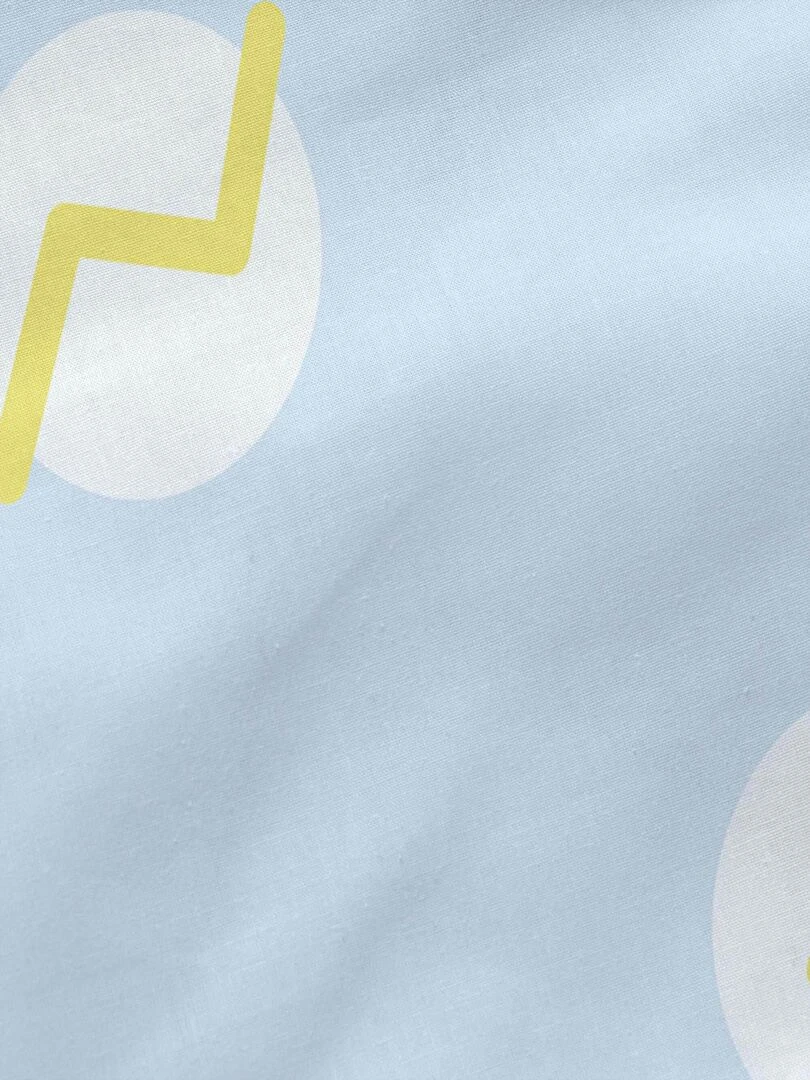 Drap housse Beep "Happyfriday"   Blanc