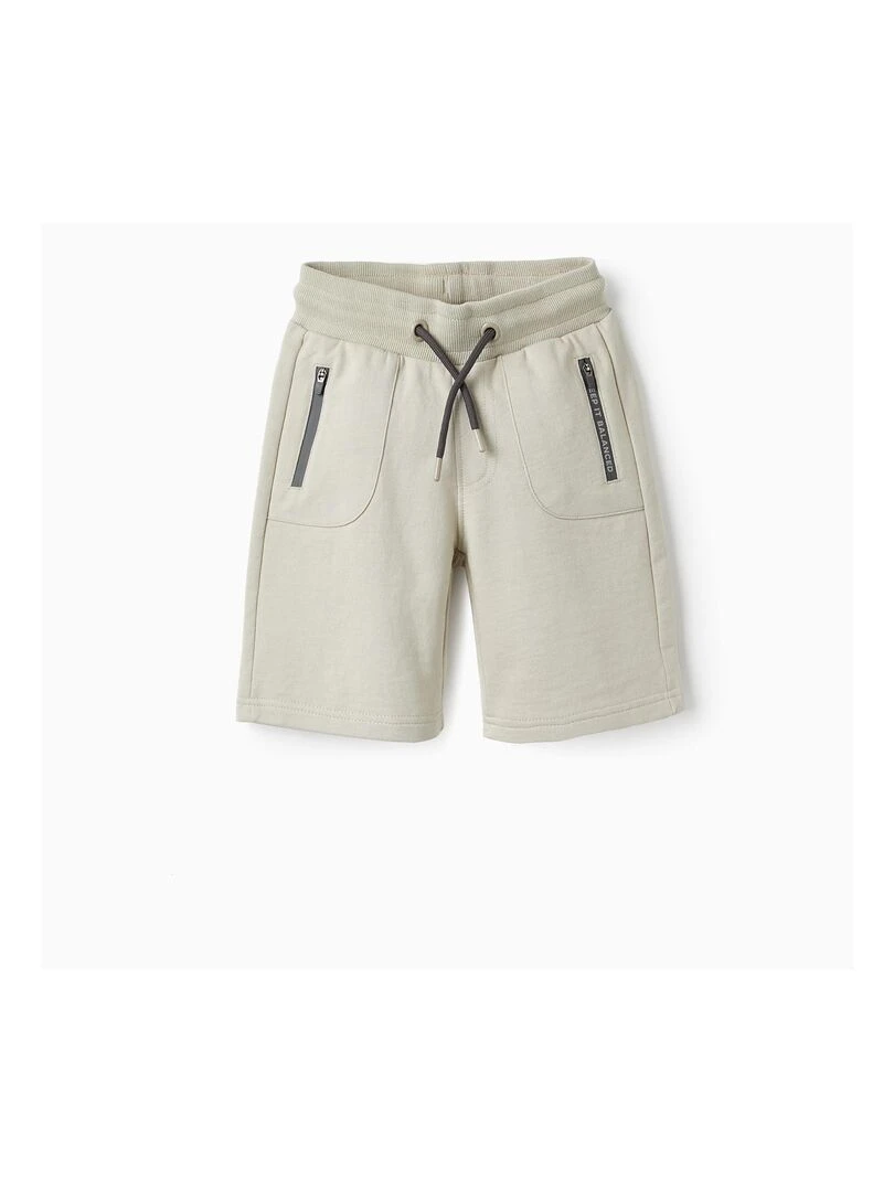 Shorts de Sport pour Garçon 'Keep it Balanced' NATURE TAKEOVER Beige