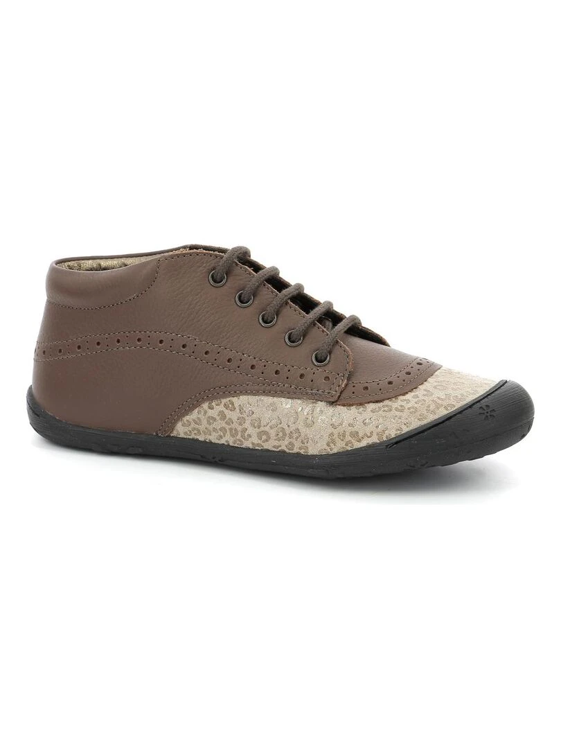 Bottillons Cuir Jasmine Marron
