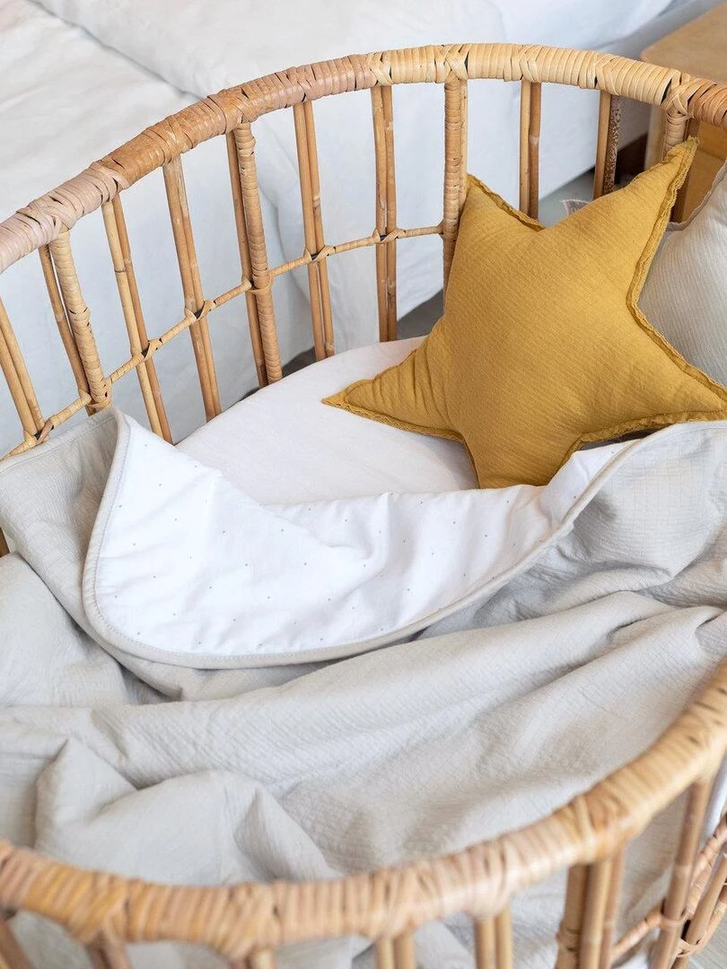 Bemini Couverture Pady tetra jersey et jersey   Beige sable