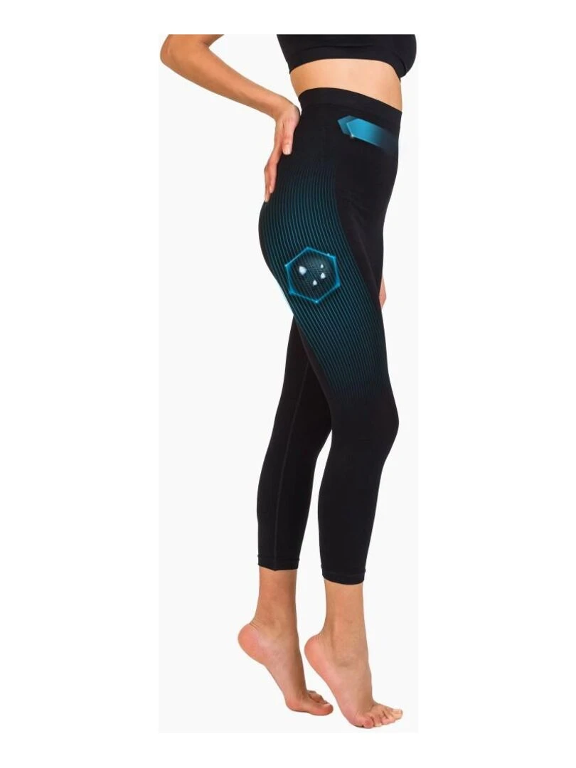Pantacourt minceur taille haute noir Cellutex Noir