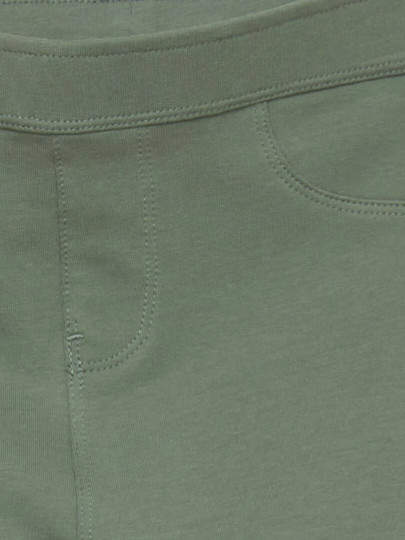 Jegging uni Vert
