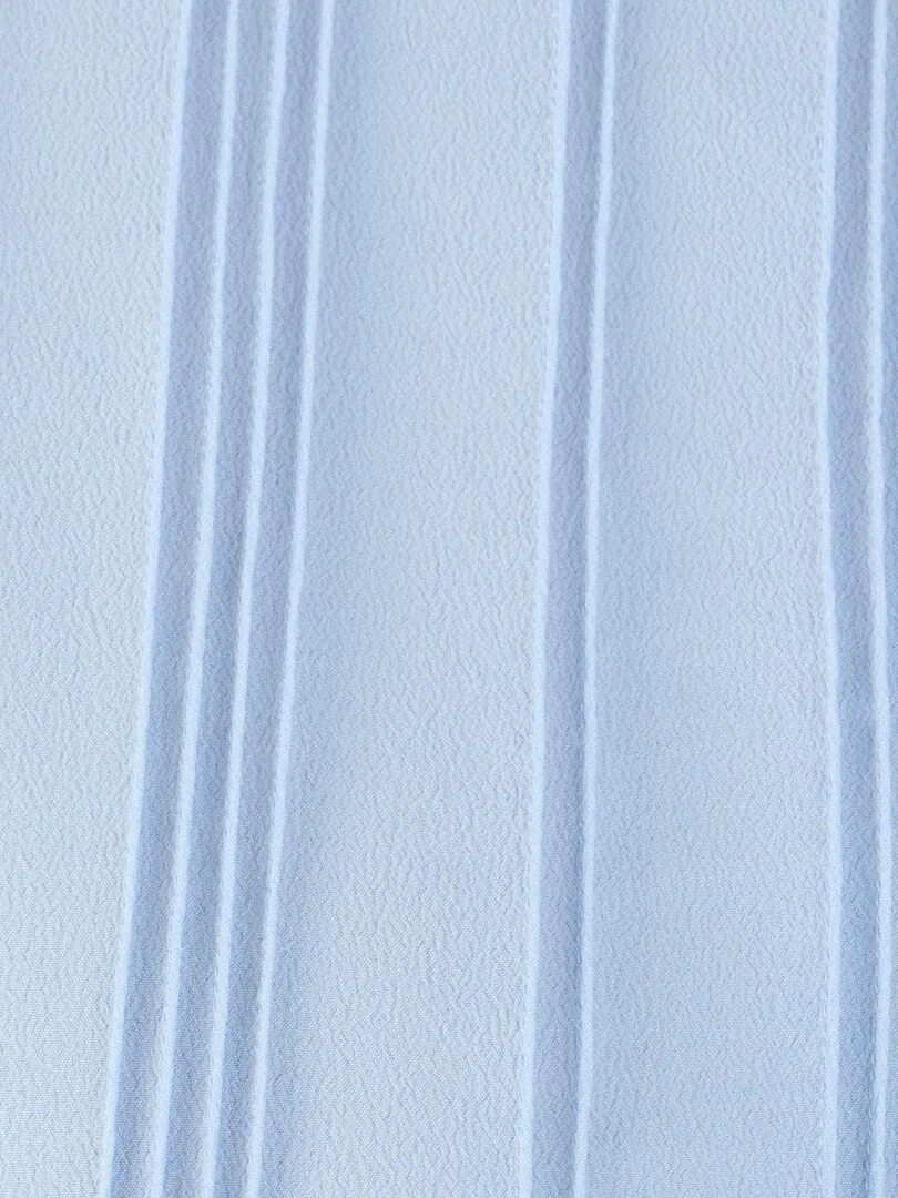 Chemisier crêpe à volants   Damart   Bleu gris