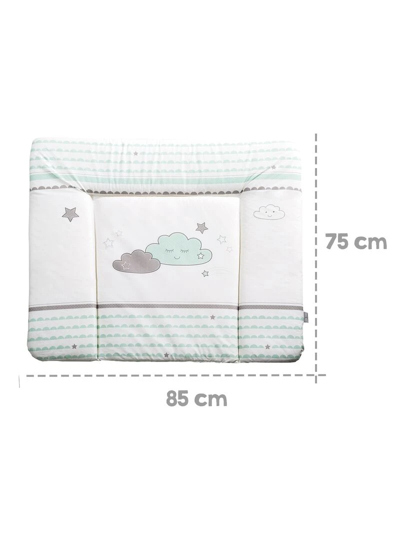 ROBA Matelas À Langer "Happy Cloud" 85x75 Revêtu De PU Blanc