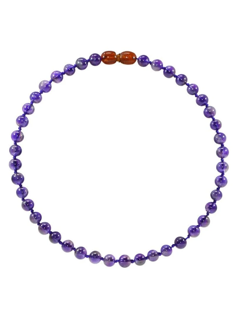 Collier Bébé Pierres naturelles : Améthyste Violet